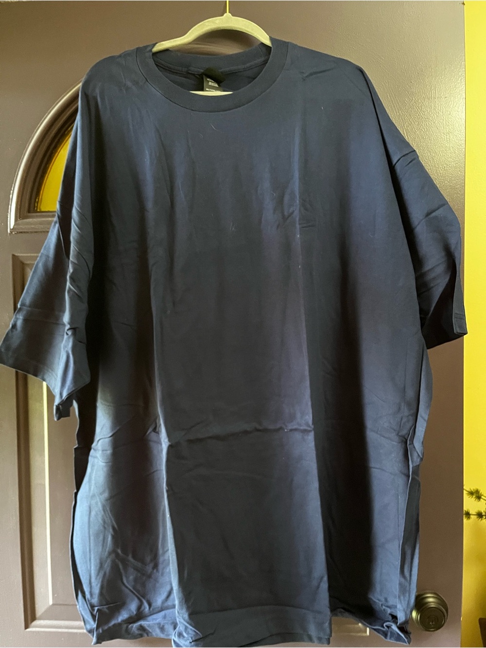 Men's Oversized Navy Crewneck T-Shirt